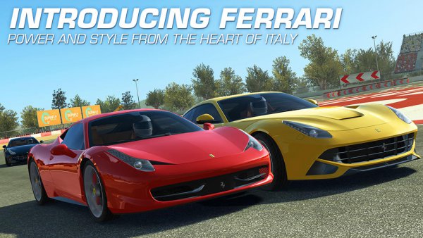 Real Racing 3 обзавелся новой трассой и Ferrari-ями